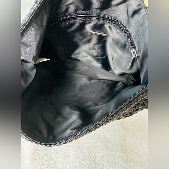 The Sak Black Crochet Shoulder Bag - Picture 6 of 12